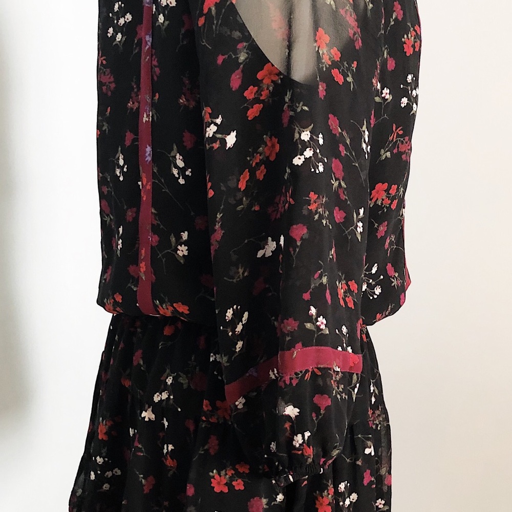 Joie Floral Long Sleeve Mini Dress - Picture 6 of 8